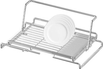 No Brand Escurridor De Fregadero - Soporte Para Platos De Cocina - Secado De Vajilla - Acero Inoxidable Extensible - 8 Cm De Profundidad X 24 Cm De Ancho X 8 C