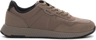 BOSS Scarpa classica con lacci TITANIUM-RUNN-SDNYPA Beige BOSS Uomo