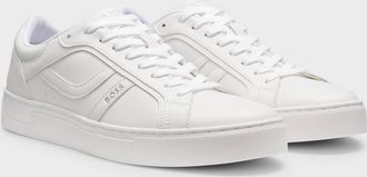 Boss Orange by Hugo Boss Mens Rhys Trainers in White - Size UK 12