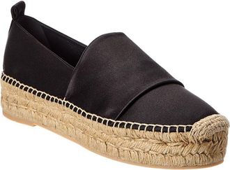 Roger Vivier Satin Platform Espadrille