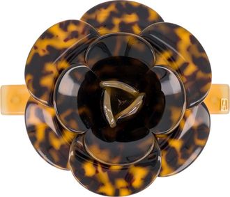 Alexandre de Paris Tortoiseshell Acetate Camelia Flower Barrette at Nordstrom