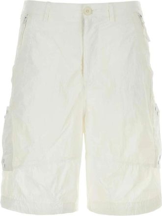 Ten c Logo-patch Cargo Shorts - Heren - Korte Broeken - Wit - L - Nylon - Korte Broeken