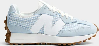 New Balance Womens Blue gingham 327 sneakers Women