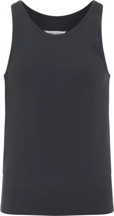Maison Margiela Heren Topwear Kleding Grijs Ss 26 - Heren - Tops zonder mouwen - Grijs - S - Katoen - Tops