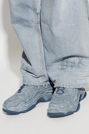Balenciaga Triple S Sports Shoes, Mens, Blue