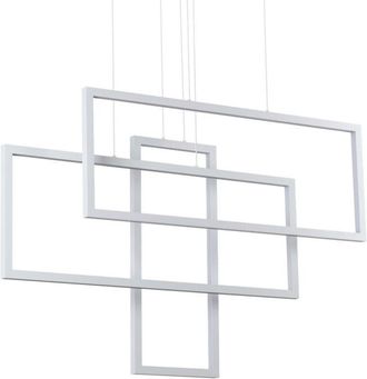 Ideal Lux L&aacute;mpara Colgante Led Decorativa Integrada Blanca, 93000k