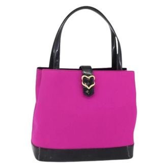 Saint Laurent Pre-owned Tote Bags, female, Pink, Size: ONE SIZE Pre-owned Tote Bag