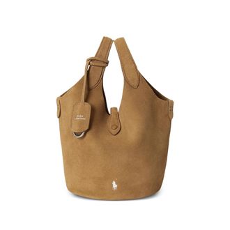Ralph Lauren Polo Play Suede Small Tote & Crossbody
