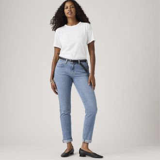 Levi's Mid Rise Boyfriend Jeans - Womens - 28X27 - Blue