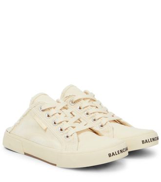Balenciaga Paris distressed open-back sneakers