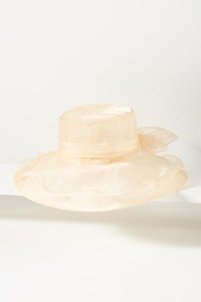 San Diego Hat Company Organza Wide-Brim Hat
