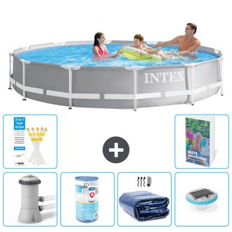 Intex Piscina Prism Frame Redonda - 366x76 Cm - 7-piezas S275