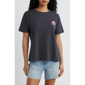 Rip Curl Surf Puff Party Pack Graphic T-Shirt in Washed Black at Nordstrom, Size Xx-Small