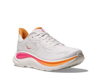 Hoka One One Laufschuh HOKA ONE ONE CLIFTON 10, Damen, Gr. 37, wei&szlig;, electric rose, Synthetik, Textil, mehrfarbig, Schuhe Laufschuh