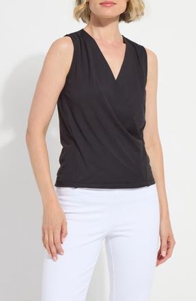 Lyss&eacute; Inaya Double Crossover Top in Black at Nordstrom, Size X-Small