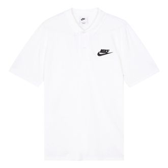 Nike Casual Sports Short Sleeve Polo Shirt White 909747-100