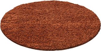 Nazar Rugs Alfombra de interior de pelo largo Terracota-200x200