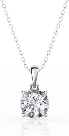 Grown Brilliance 1 Carat Solitaire Lab Grown Diamond Pendant Necklace for Women
