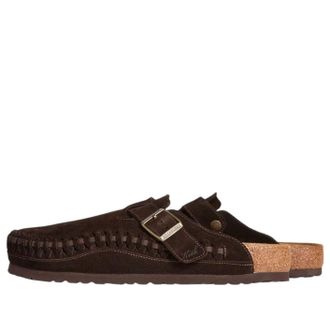 Birkenstock x Kith Boston Braided Suede Mocca 1031020