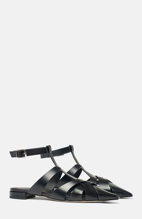 Scarosso Clara Ballerinas in Black - Calf at Nordstrom, Size 39.5