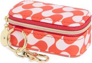 Nordstrom Mini Travel Jewelry Case Key Chain in Pink Multi Retro at Nordstrom Rack