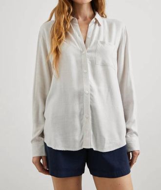 Rails Hunter Button Down Shirt In Birch Heather