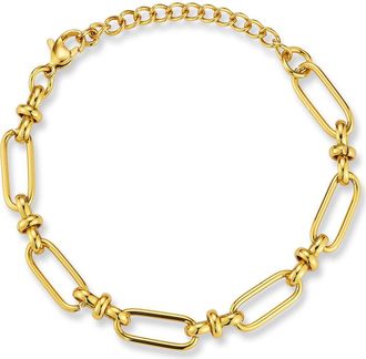 Glaze Jewelry Oval Link Chain Bracelet in Gold at Nordstrom Rack
