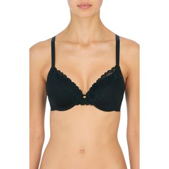Natori Hidden Glamour Contour Underwire Bra in Black at Nordstrom, Size 36Ddd