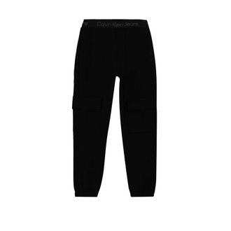 Calvin Klein Jeans Cargo Trousers - male - Calvin Klein Jeans - Sweatpants - Black - 10 Y - Kids