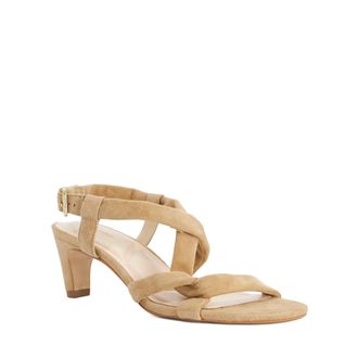 Dune London Womens Ladies Motivating - Mid Height Sandals - Taupe Leather - Size UK 6