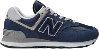 New Balance 574 Core Sneakers in Navy/White Women Low-Top
