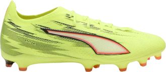 Puma Ultra 6 voetbalschoenen voor heren, voor harde ondergrond (Geel/zwart)