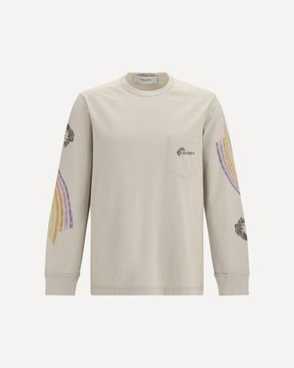 Golden Goose Asymmetric print Sweatshirt Male XS
