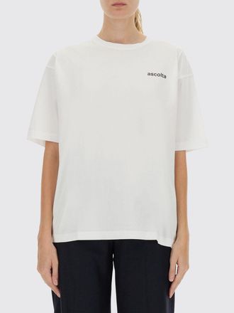 Aspesi T-shirt in cotone con slogan Aspesi