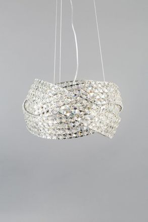 BHS Cypress Pendant Ceiling Light in Silver