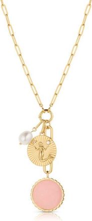 Thatch Paradiso Necklace in Pink Jade at Nordstrom