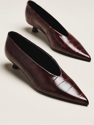 Tony Bianco Cherry Pointed Toe Kitten Heel Pump
