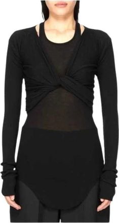 Rick Owens Donna, Top, Nero, L, new