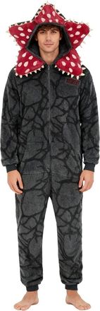 Generic Demogorgon Onesie Adult Unisex 3D Demogorgon Pyjama Fluffy Long Sleeved Onesie Pajamas Warm Hooded Fleece Sleepwear Jumpsuit Winter Christmas Pajama f