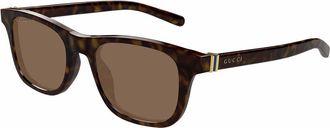 Gucci GG1671S 002 Mens Sunglasses Tortoiseshell Size 51 - Free RX Lenses - Free RX Lenses