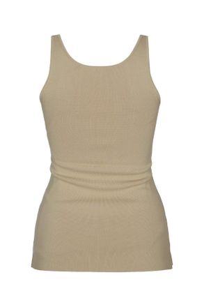 Toteme Womens Compact Knit Tank Desert Maglie Sweater