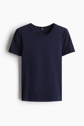 H&M Sportshirt mit DryMove - Marineblau