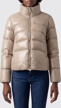 Pinko Piumino corto in nylon trapuntato idrorepellente con collo alto e chiusura zip
