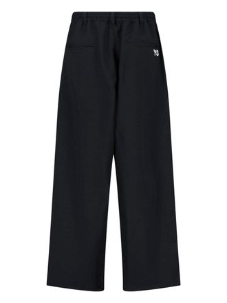 Yohji Yamamoto Mens Trousers Black Recycled Polyester