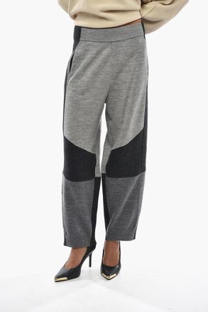 Stella McCartney Pantaloni in Lana Vergine con Elastico in Vita Stella McCartney
