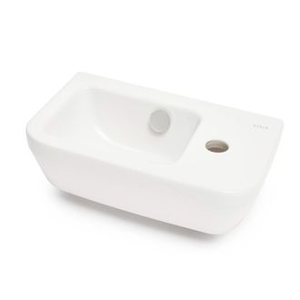 Vitra Lavabo Integra 37x22 Cm Con Orificio Para Grifer&iacute;a A La Derecha, Blanco (7091-003-0029)