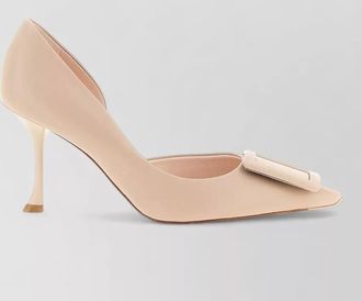 Roger Vivier leather viv in the city pumps