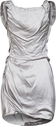 Vivienne Westwood Twisted Ginnie Mini Dress - Gray