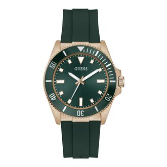 Guess Cliff Horloge - Heren - Accessoires - Groen - Maat: ONE Size