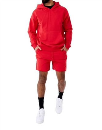 Jordan Craig Mens Summer Breeze Pullover Hoodie In Red